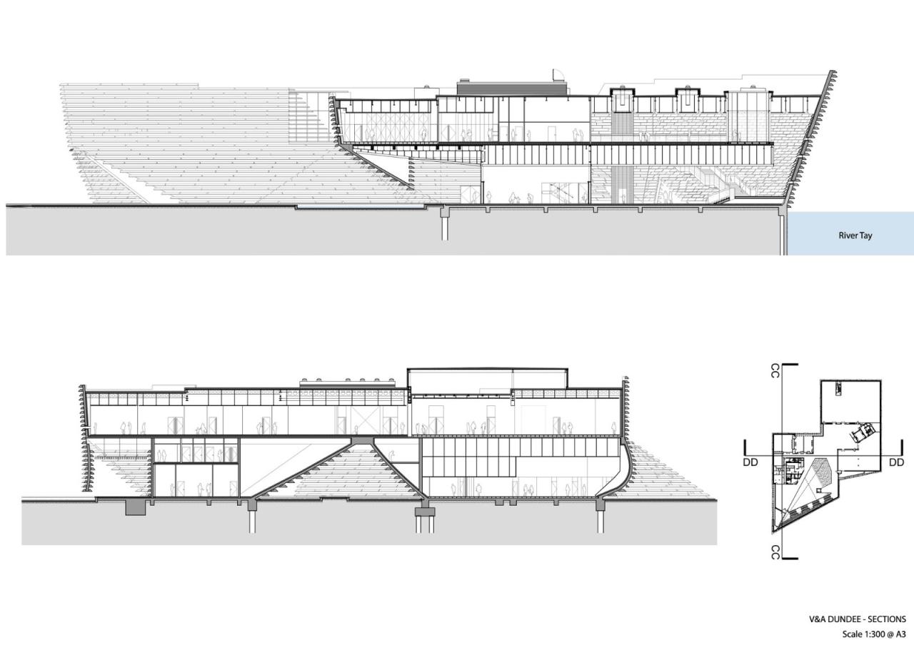 BIM建筑|英国邓迪 V&A 博物馆 / 隈研吾建筑都市设计事务所