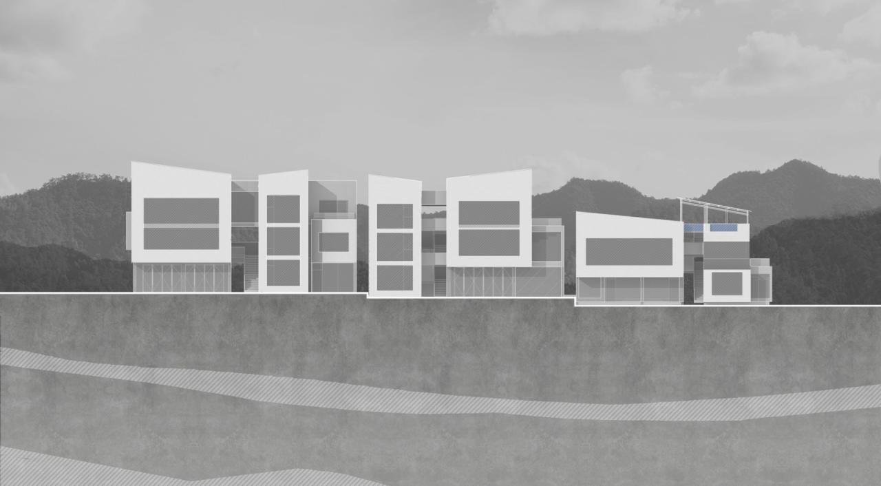 BIM建筑|岐院：山川 · 素屋 · 窗，千岛湖 / 平介设计