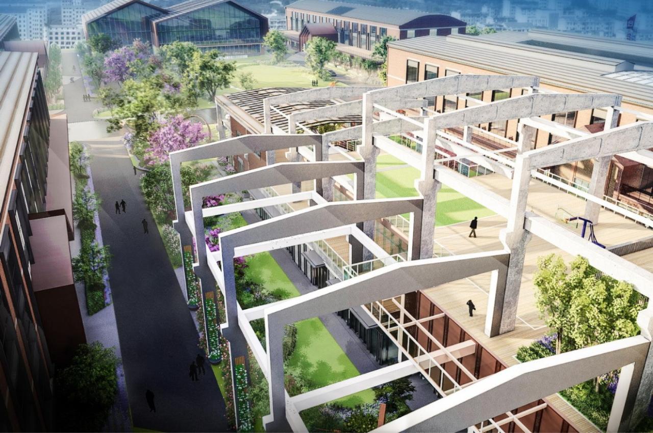 BIM建筑|工业遗存的保护与活用：宝地合肥钢铁五厂改造项目 / UA尤安设计