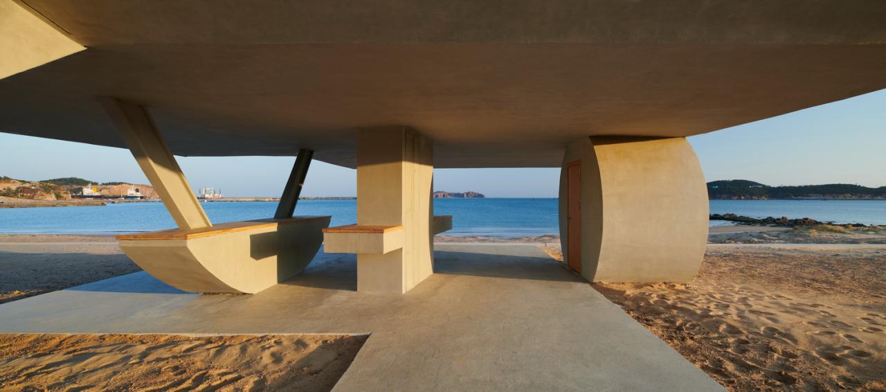 BIM建筑|海边浮亭 / 迹·建筑事务所（TAO）