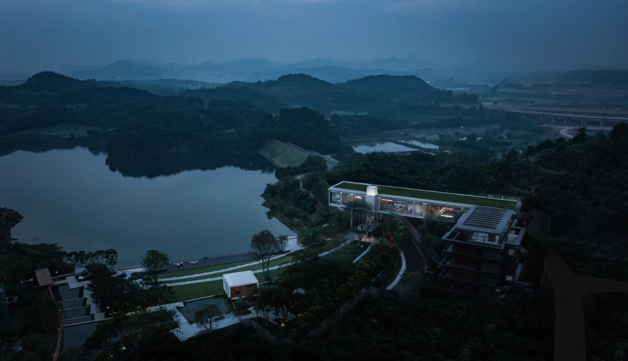 BIM建筑|金地·湖山樾社区中心 / PTA上海柏涛