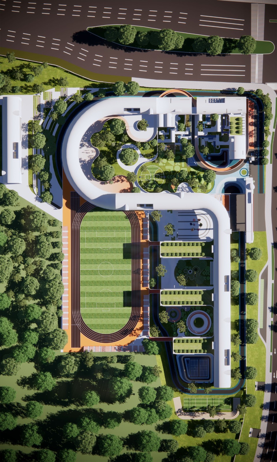 BIM建筑|未来者校园：西部（重庆）科学城未来校园国际竞赛 / 王俊宝DIKA