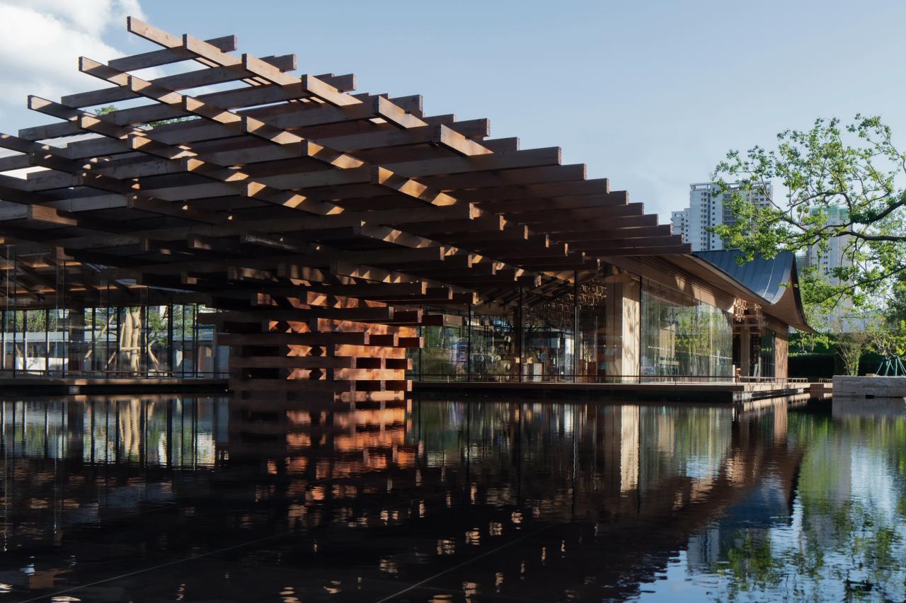 BIM建筑|昆明草海文星楼公园项目 / XAA建筑事务所詹涛工作室