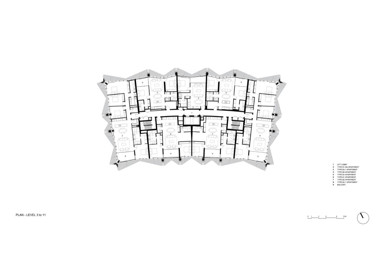 BIM建筑|The Lanes 公寓 / Contreras Earl Architecture