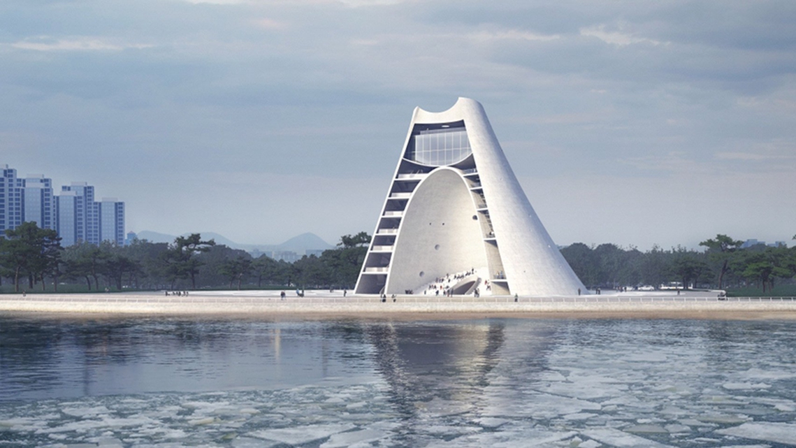 BIM建筑|开放建筑工作室展示“太阳塔”设计