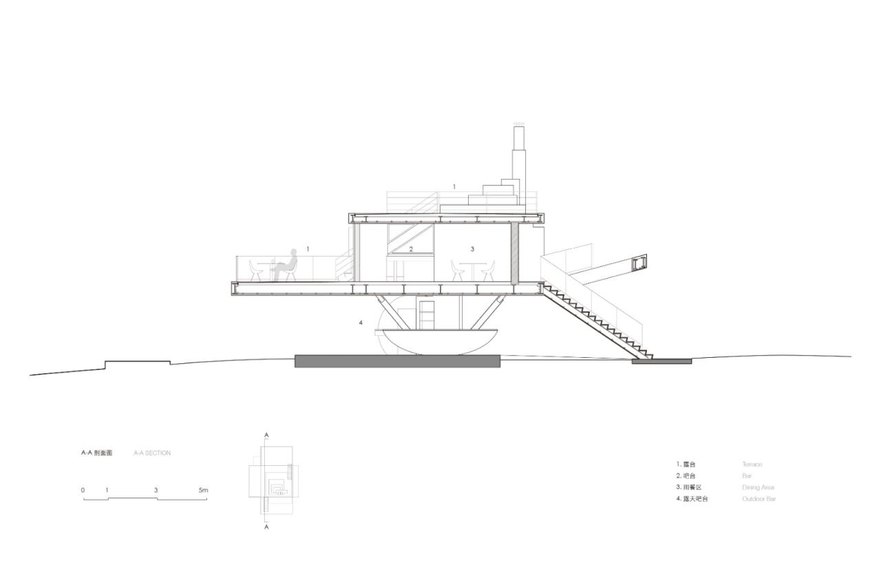 BIM建筑|海边浮亭 / 迹·建筑事务所（TAO）
