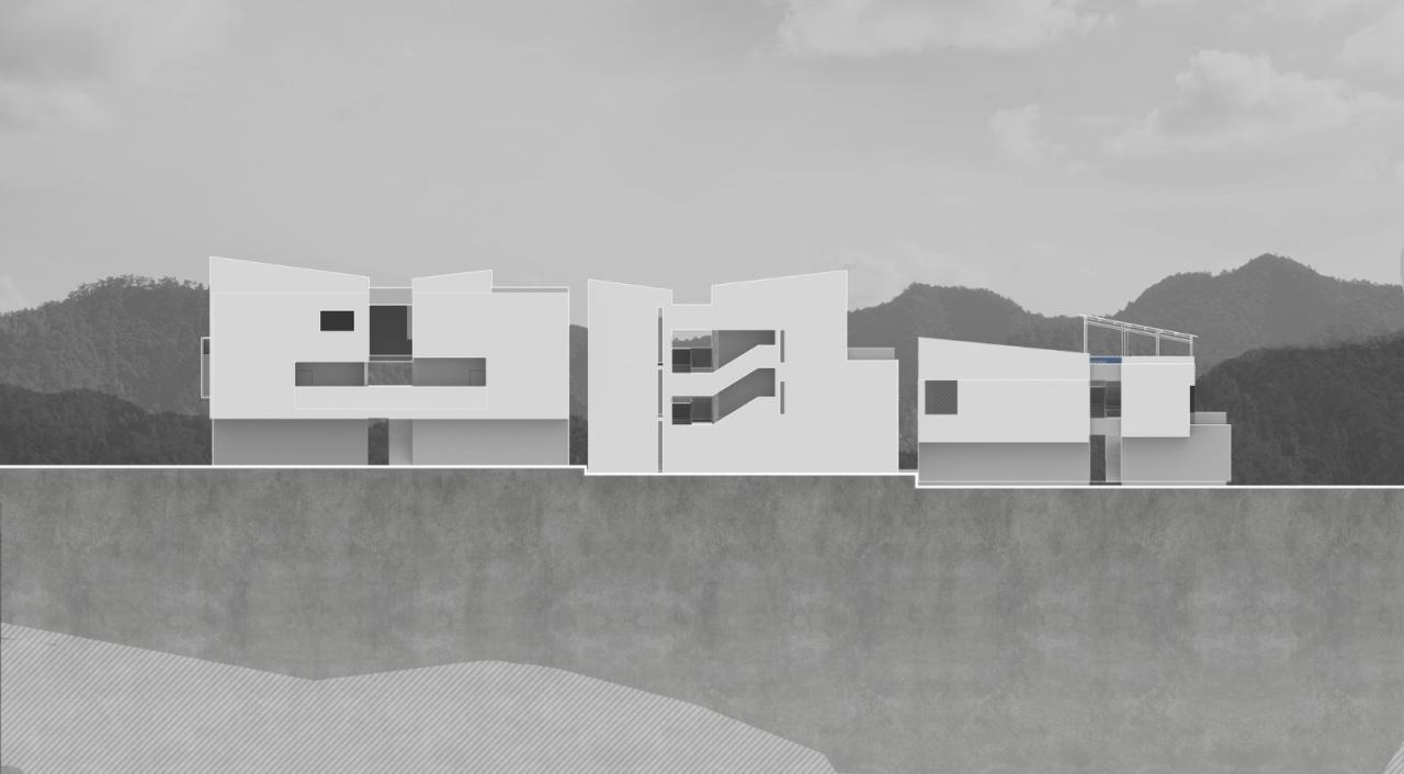 BIM建筑|岐院：山川 · 素屋 · 窗，千岛湖 / 平介设计