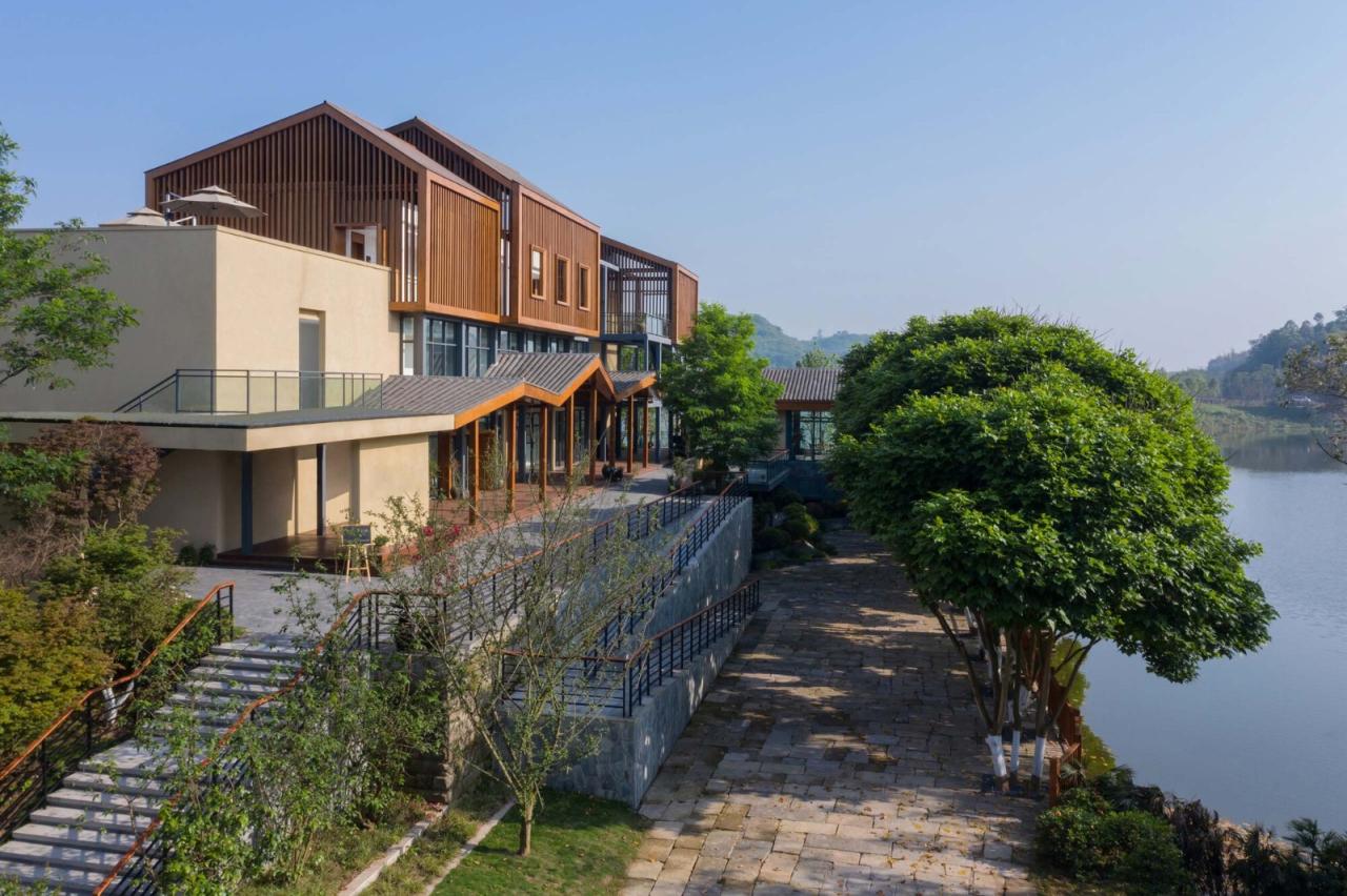 BIM建筑|明月湖沙金小学改造 / 重庆悦集建筑设计事务所