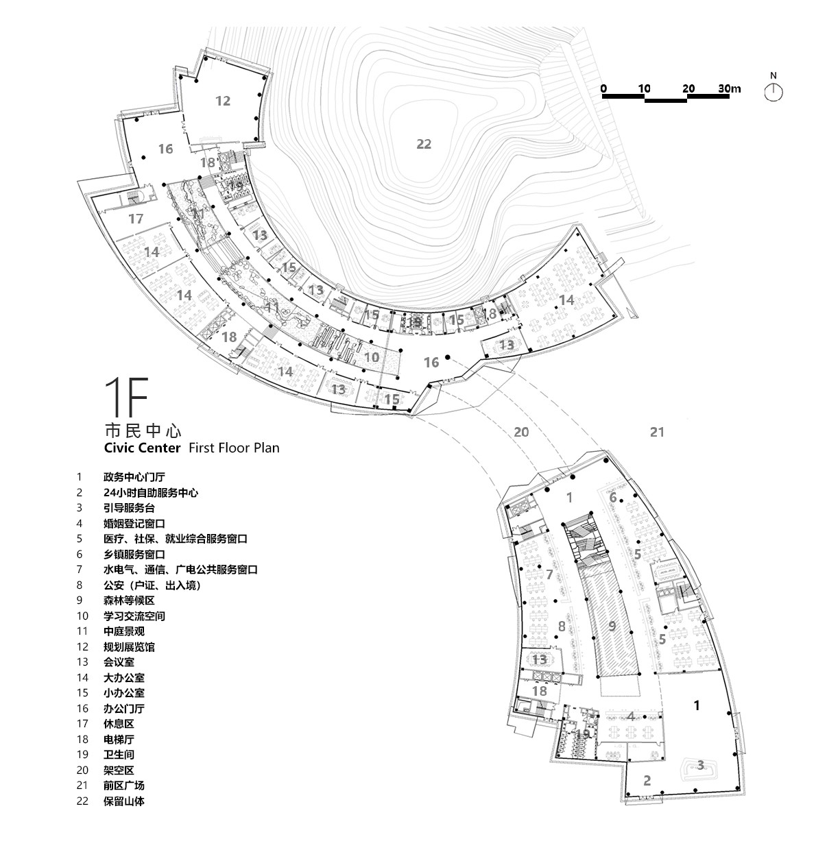 BIM建筑|建筑融于自然：眉山东部新城三中心一基地 / 大陆建筑设计