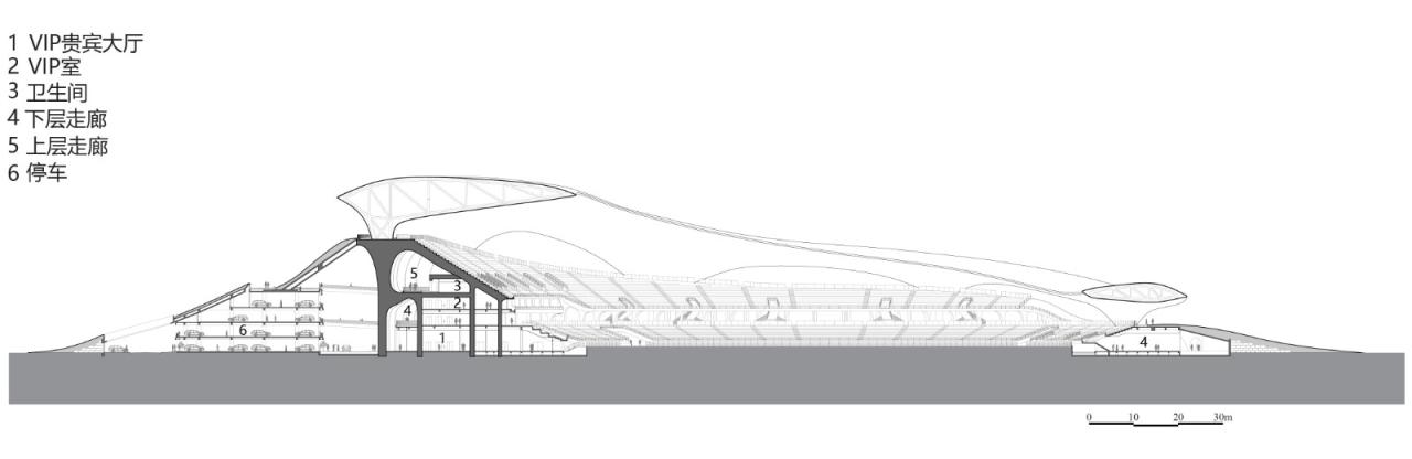 BIM建筑|全球最大覆土建筑群设计：“消失的体育场”/ MAD马岩松