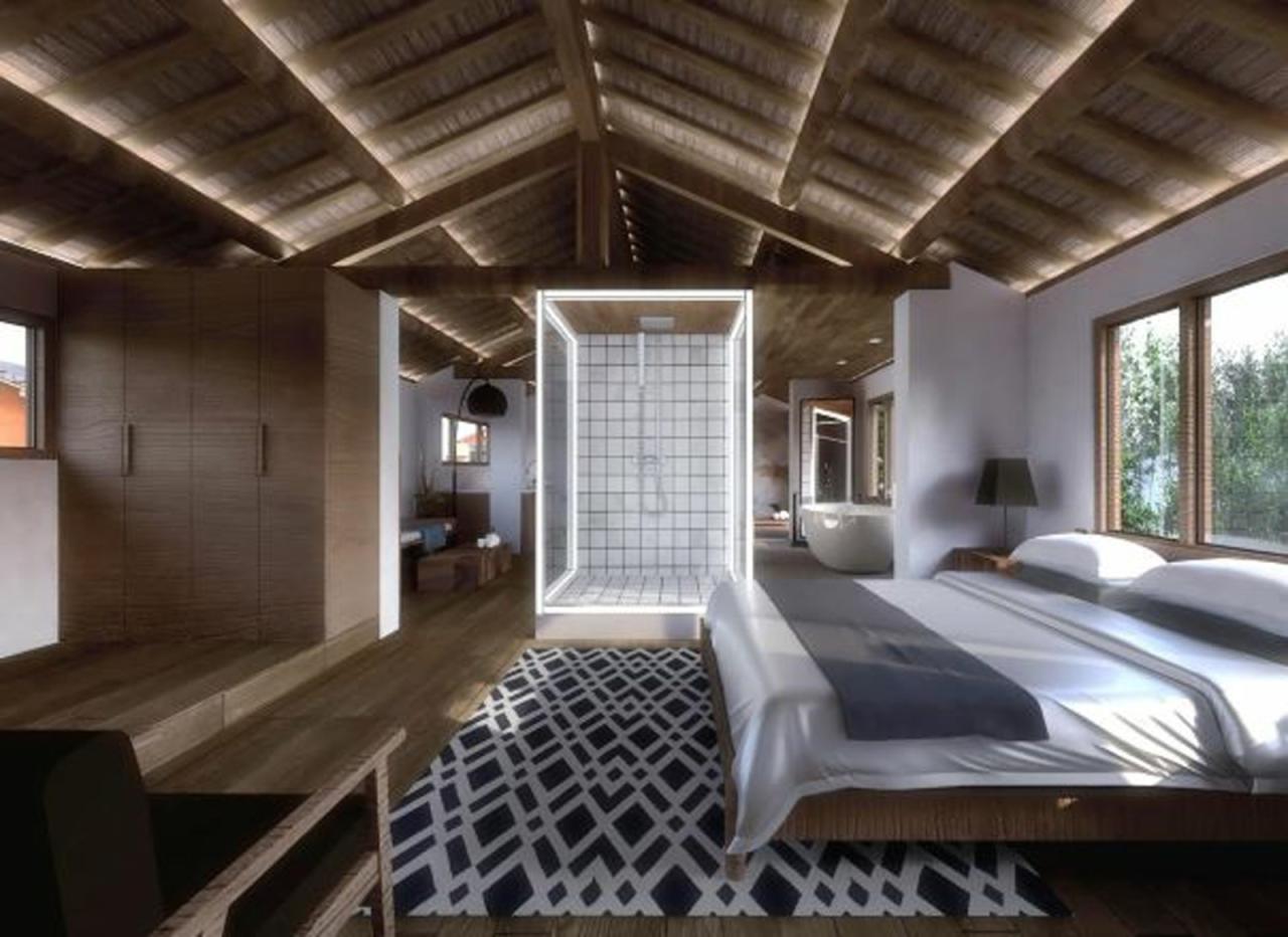 BIM建筑|建造：立足于现实-村里的隐山岚 / 合造社