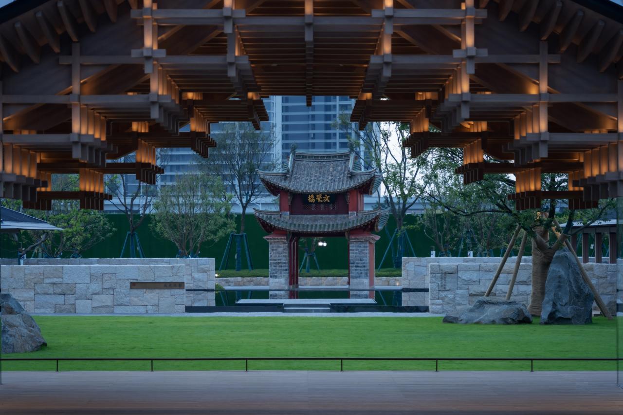 BIM建筑|昆明草海文星楼公园项目 / XAA建筑事务所詹涛工作室