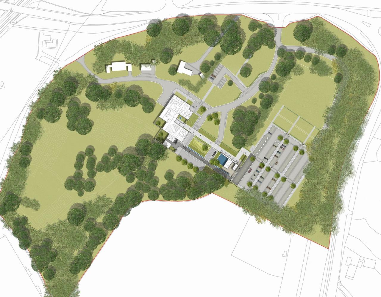 BIM建筑|吉尔福德火葬馆 / Haverstock