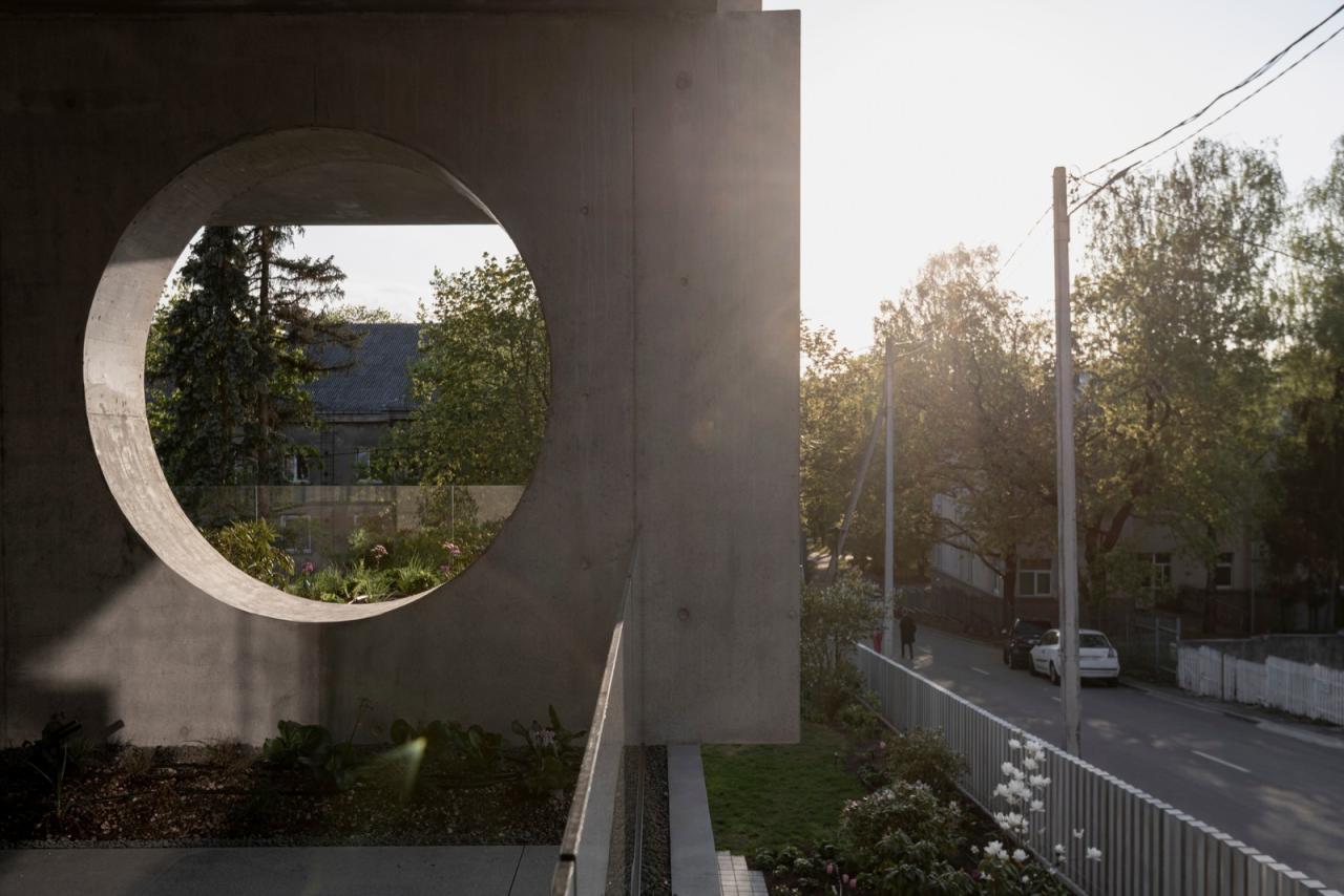 BIM建筑|现代主义混凝土住宅，考纳斯之家 / Architectural Bureau G.Natkevicius & Partners