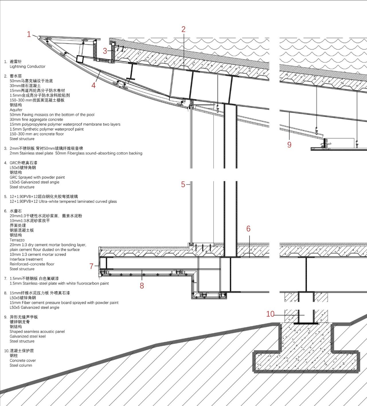 BIM建筑|悬崖上的海边书屋：惠州双月湾一滴水图书馆 / 三文建筑