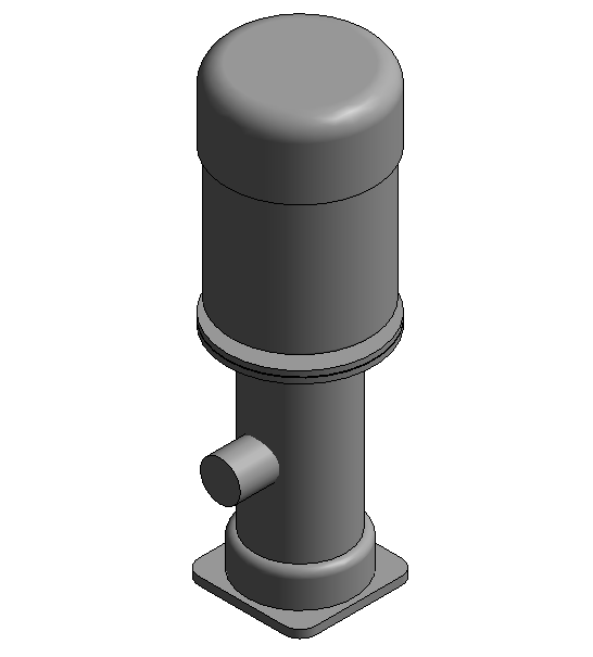 BIM技巧|Revit怎么建族模型？通过Revit制作简易消防加压泵的族模型