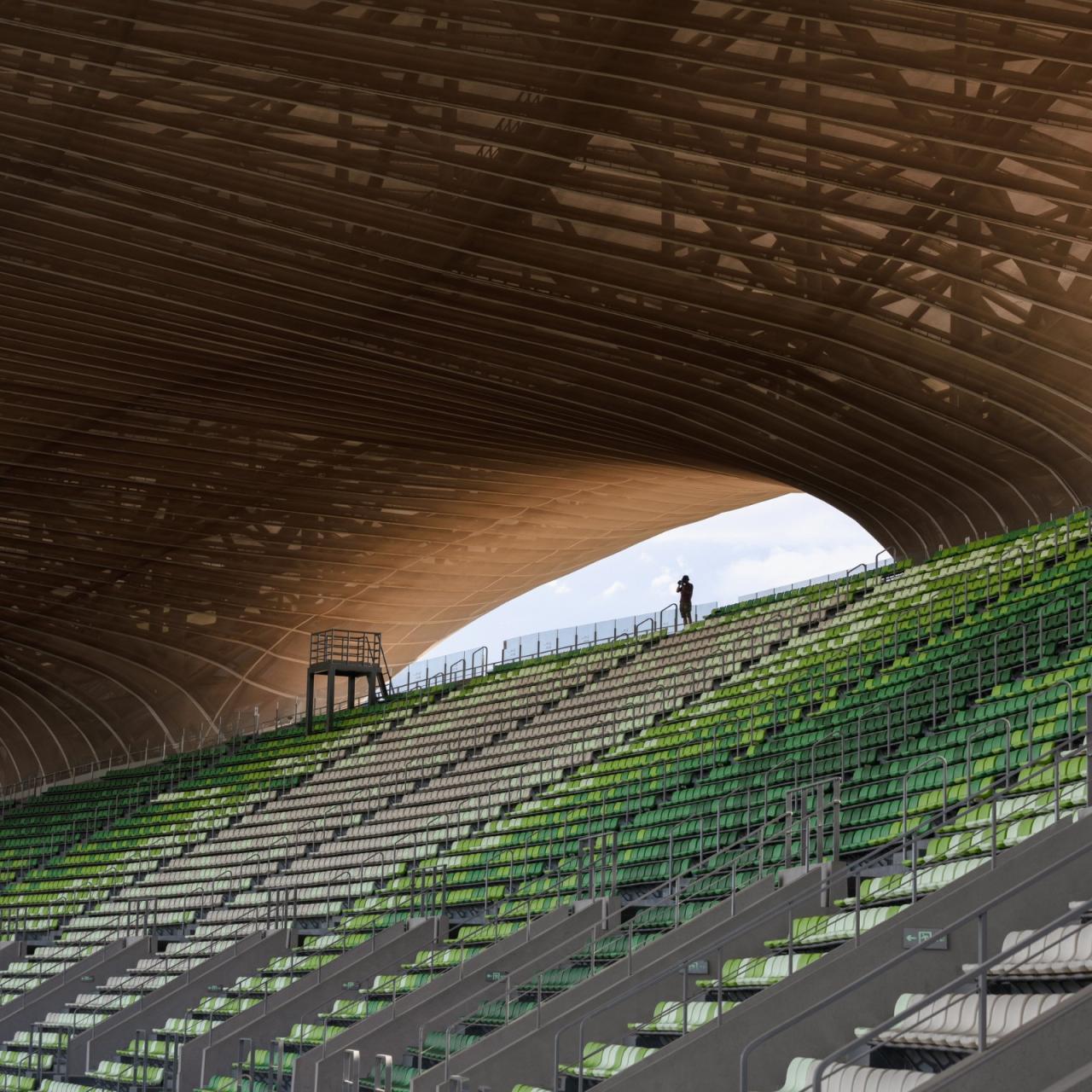 BIM建筑|全球最大覆土建筑群设计：“消失的体育场”/ MAD马岩松