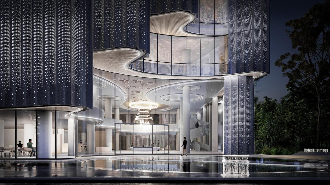 BIM建筑|现代生态复合城市综合体 / UA尤安设计