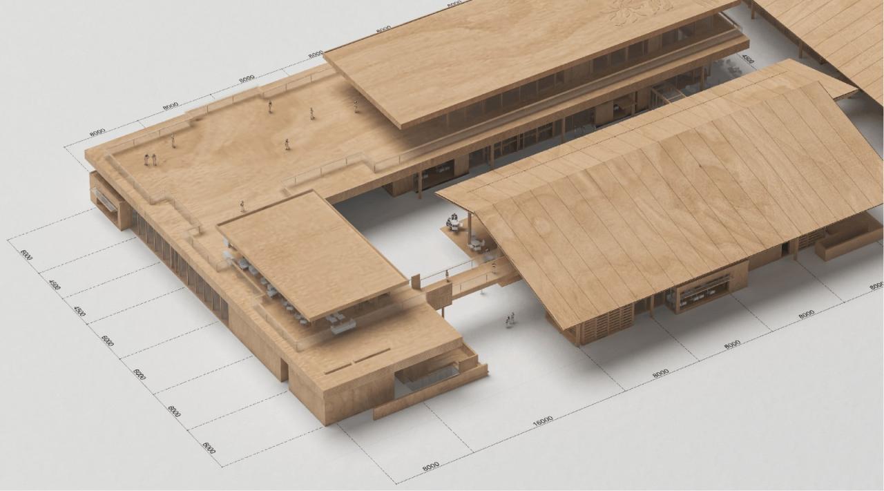 BIM建筑|普罗理想国集市 / a9a建筑设计事务所