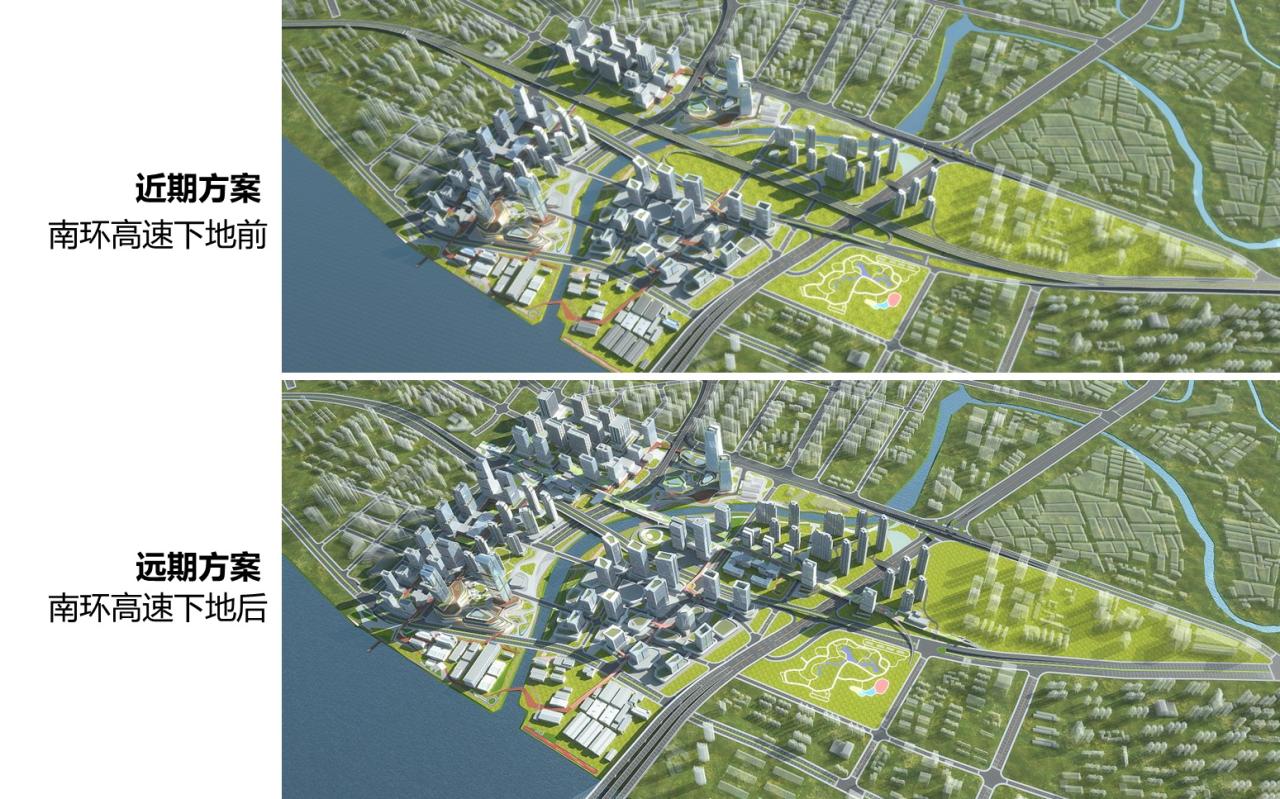 BIM建筑|广州海珠创新湾门户枢纽城市设计暨核心地块建筑概念设计 / 林同棪国际中国