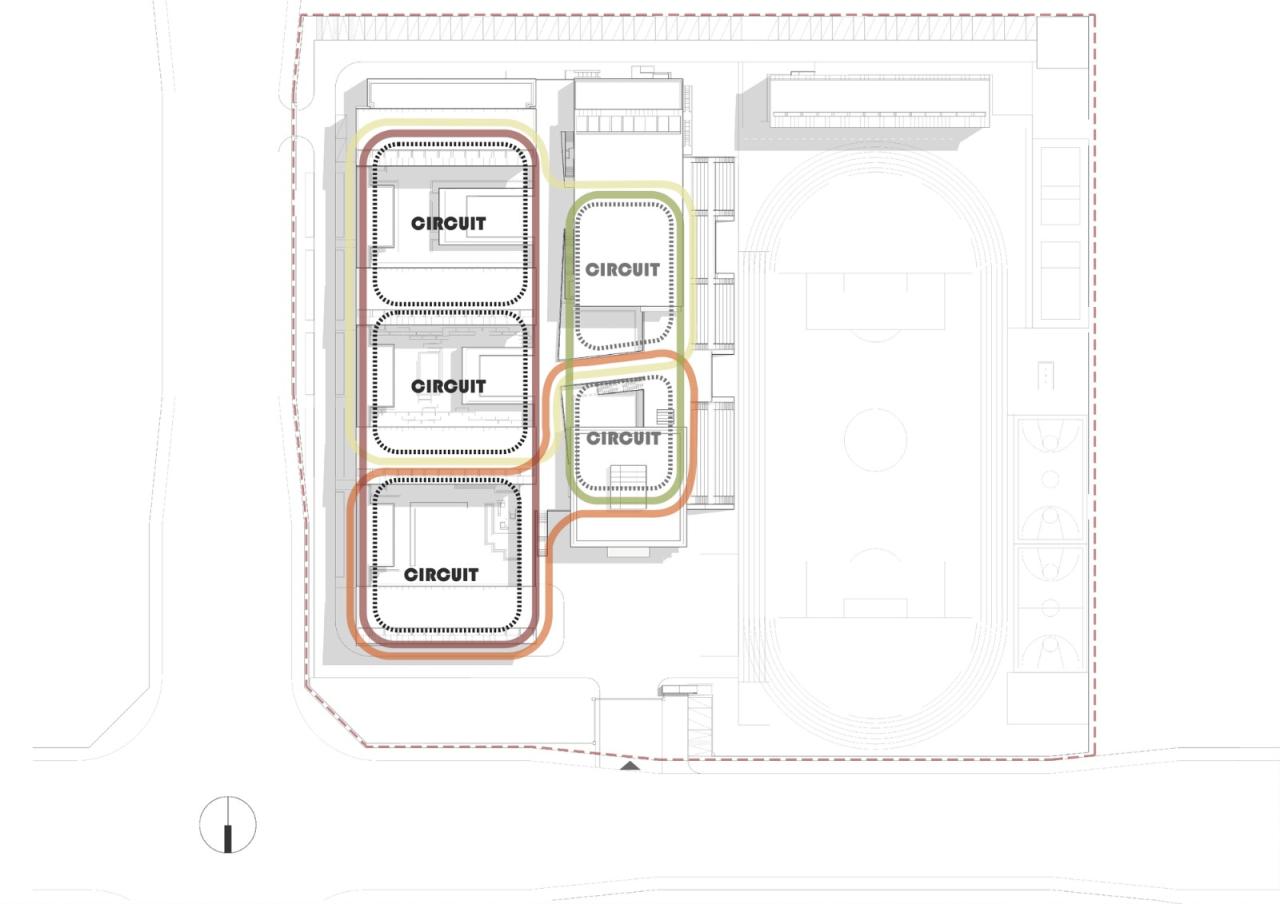 BIM建筑|郑州航空港第八安置区配套中学暨郑州第130中学 / 上海联创设计集团