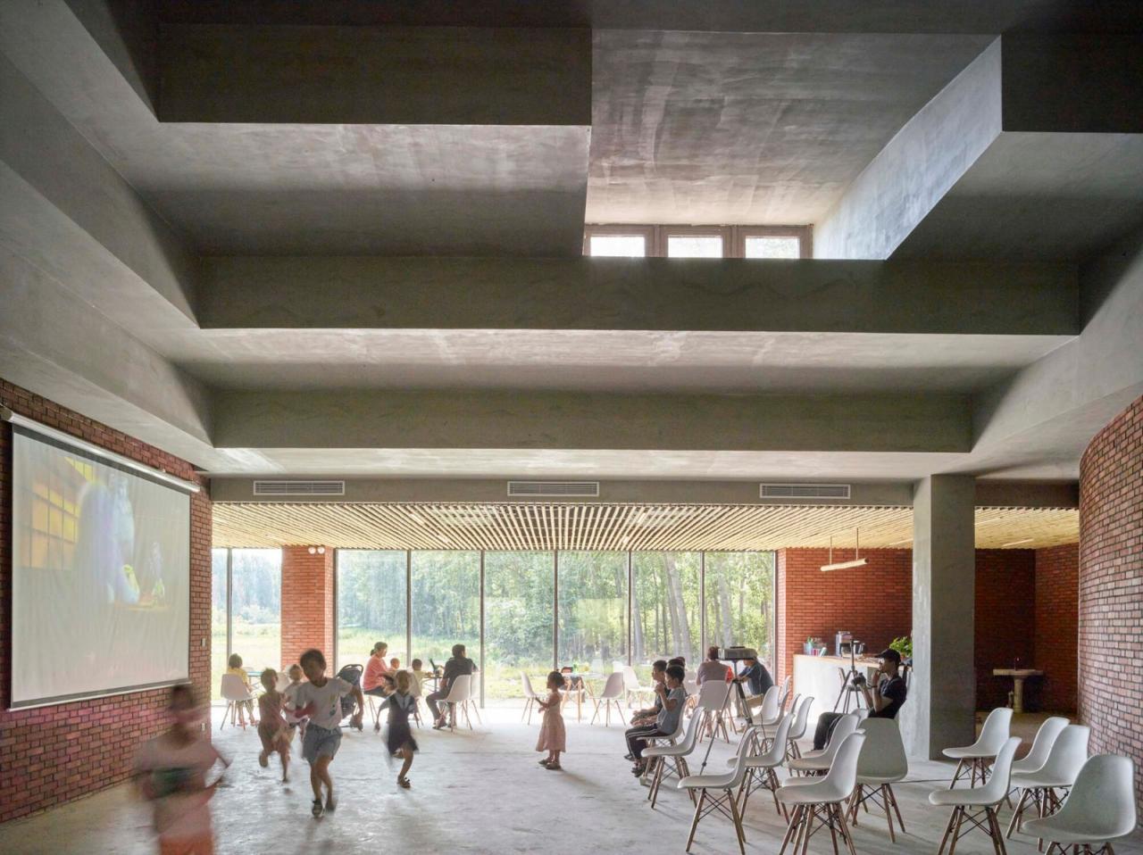 BIM建筑|云寨村社区活动中心 / 清华大学建筑设计研究院