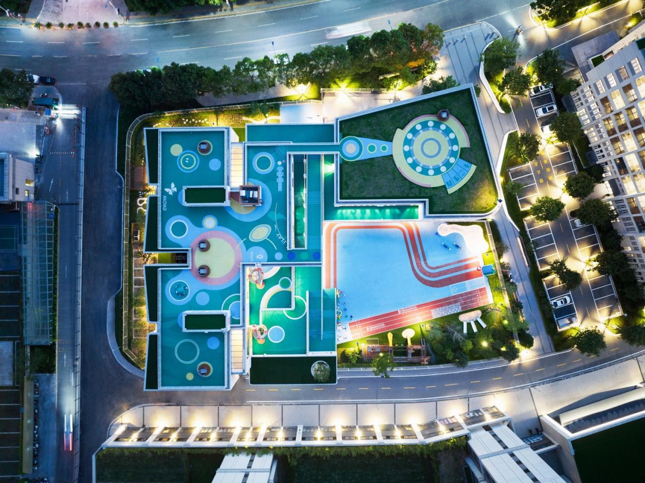 BIM建筑|这可能是小城幼儿园的天花板了：陕西安康高新第五幼儿园 / UUA建筑师事务所