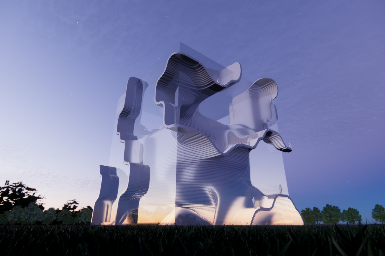 BIM建筑|5个获奖作品，全球最大元宇宙平台Decentraland建筑大赛 / CAA LAB