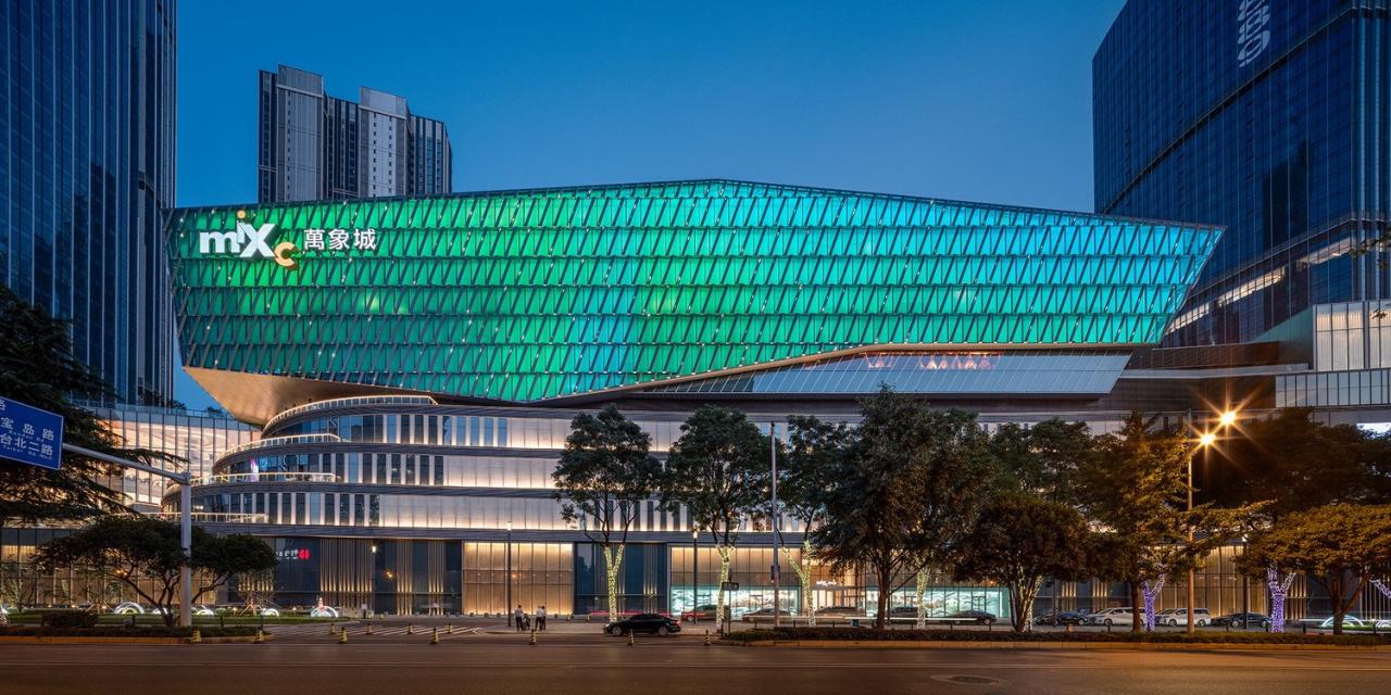 BIM建筑|武汉万象城：“水晶之冠”，光之“万象”/ GD大观国际