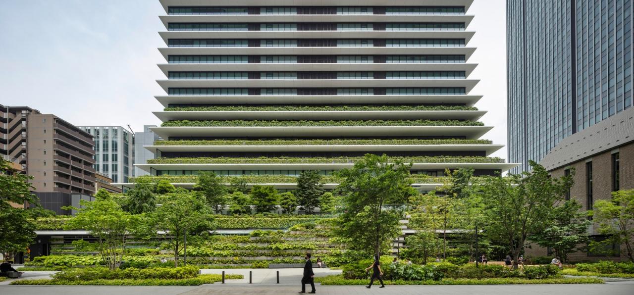 BIM建筑|东京最高区，虎之门之丘 / ingenhoven architects