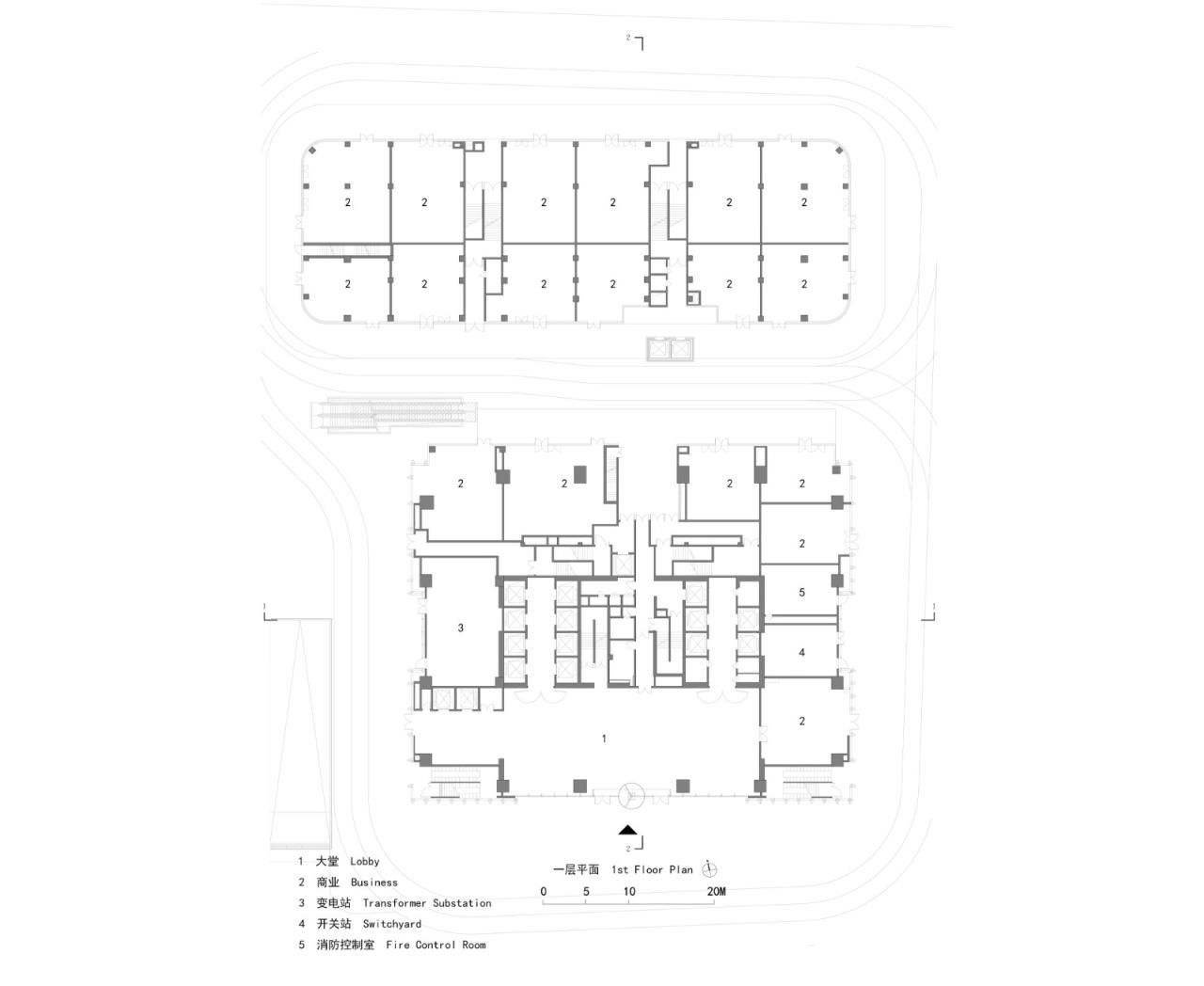 BIM建筑|高铁新城商务新地标·芯光大厦 / 简和建筑