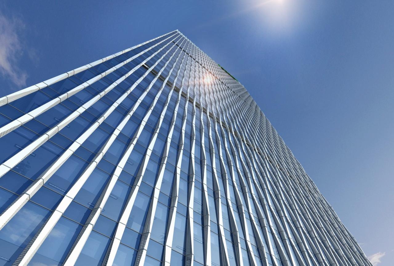 BIM建筑|高铁新城商务新地标·芯光大厦 / 简和建筑