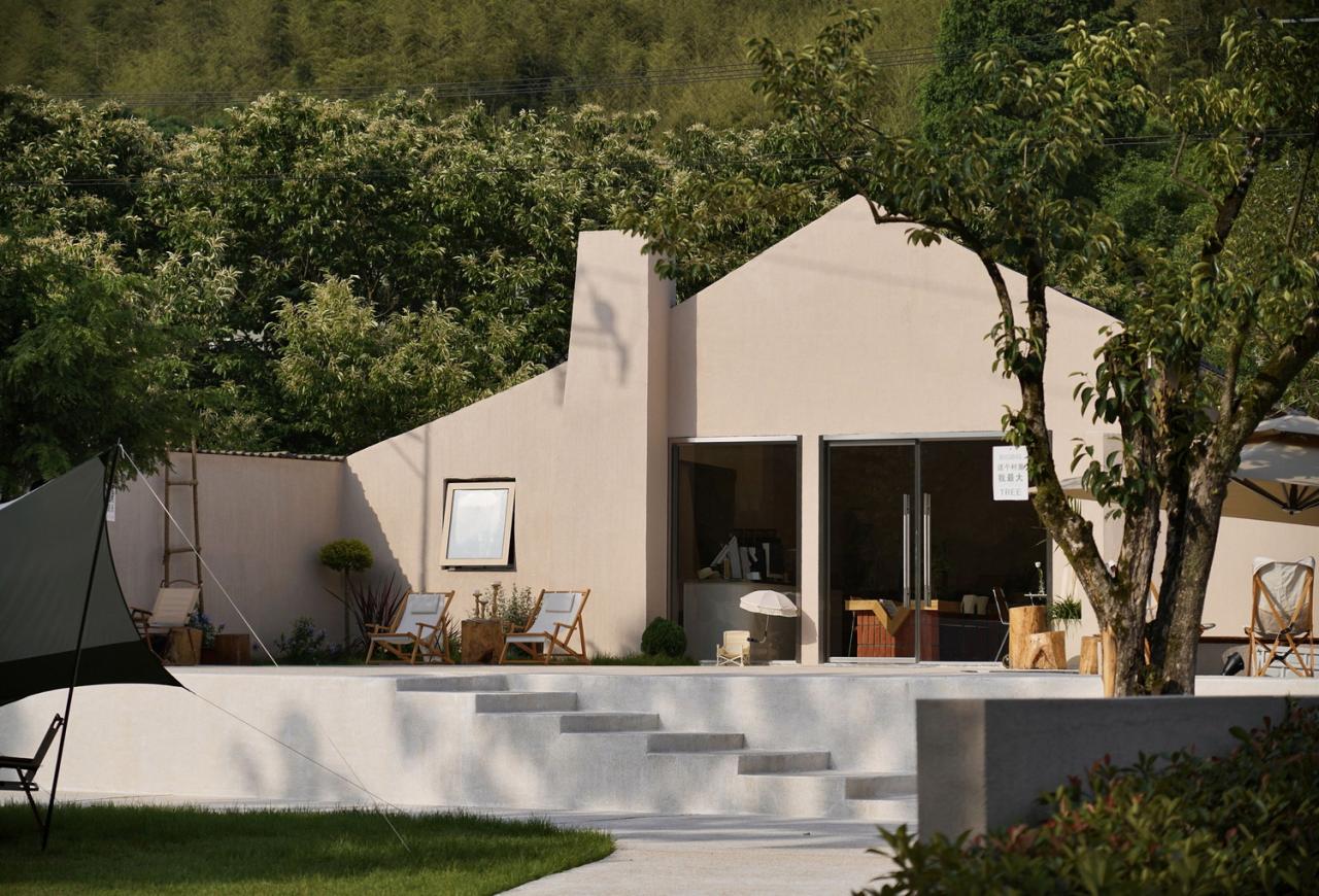 BIM建筑|小杭坑露营地咖啡店 / 有点设计