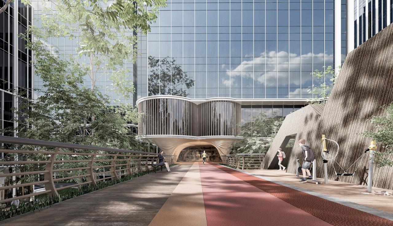 BIM建筑|现代生态复合城市综合体 / UA尤安设计