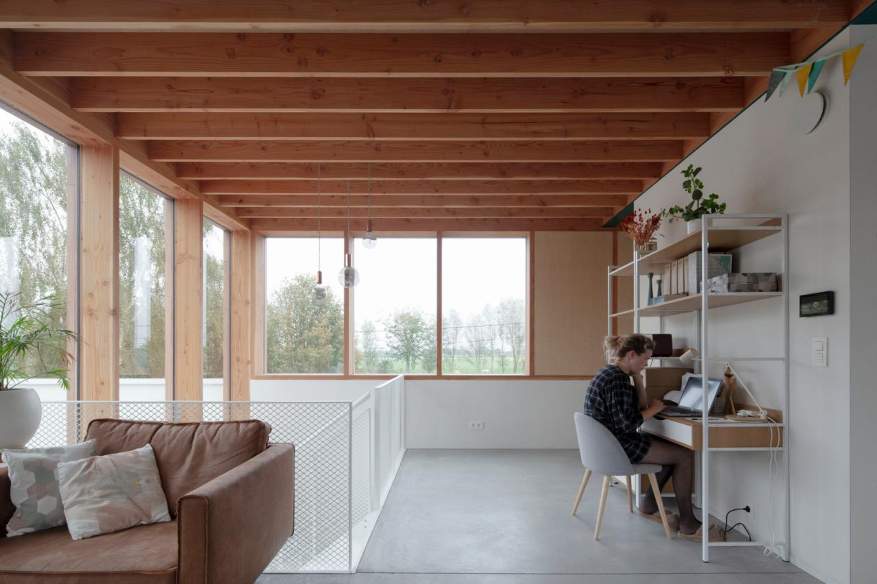 BIM建筑|HEIDE住宅 / Luchtschip Architectuur + Architectuuratelier Vos