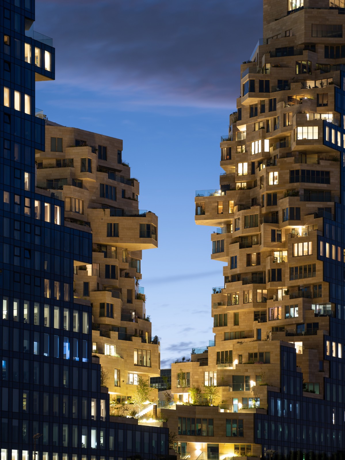 BIM建筑|“山谷”塔楼群 / MVRDV