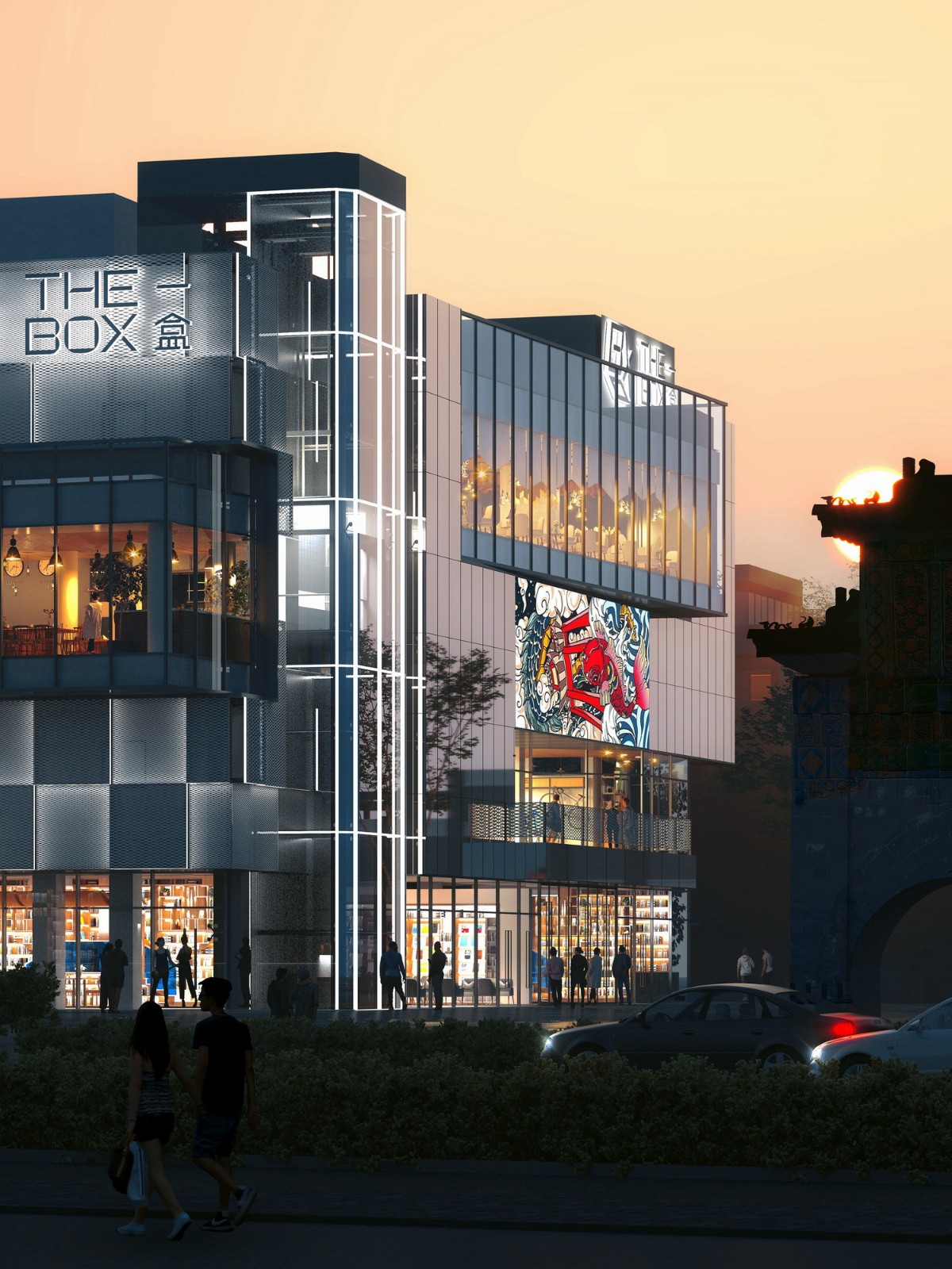 BIM建筑|年轻力中心：一股年轻力即将来袭，北京北京! / THE BOX朝外