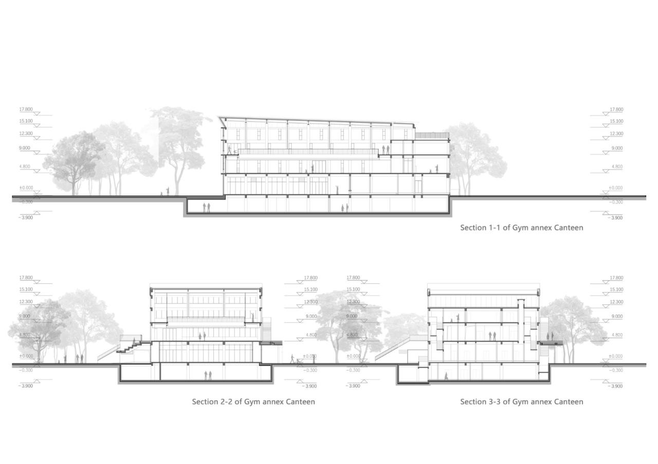 BIM建筑|郑州航空港第八安置区配套中学暨郑州第130中学 / 上海联创设计集团