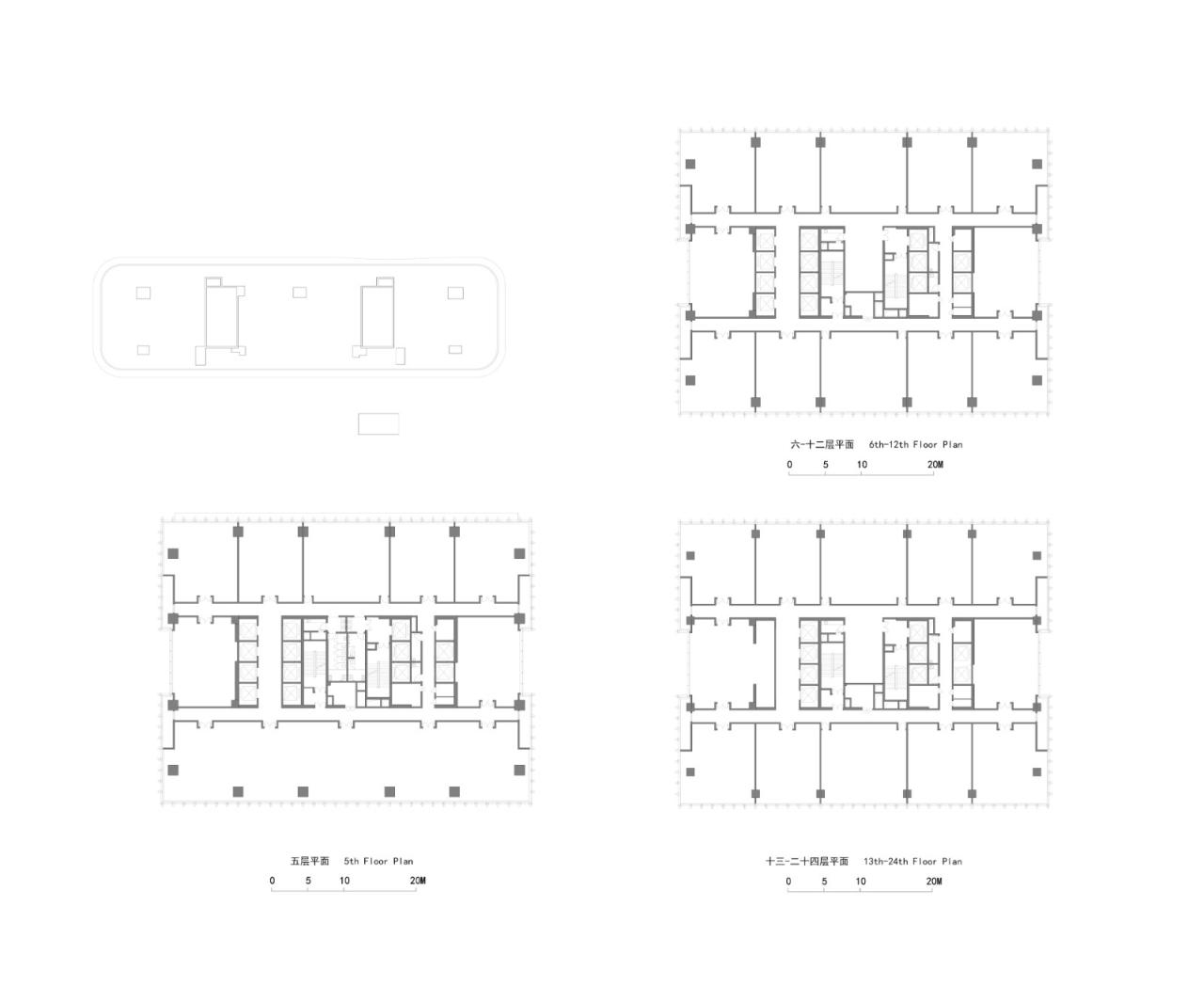 BIM建筑|高铁新城商务新地标·芯光大厦 / 简和建筑