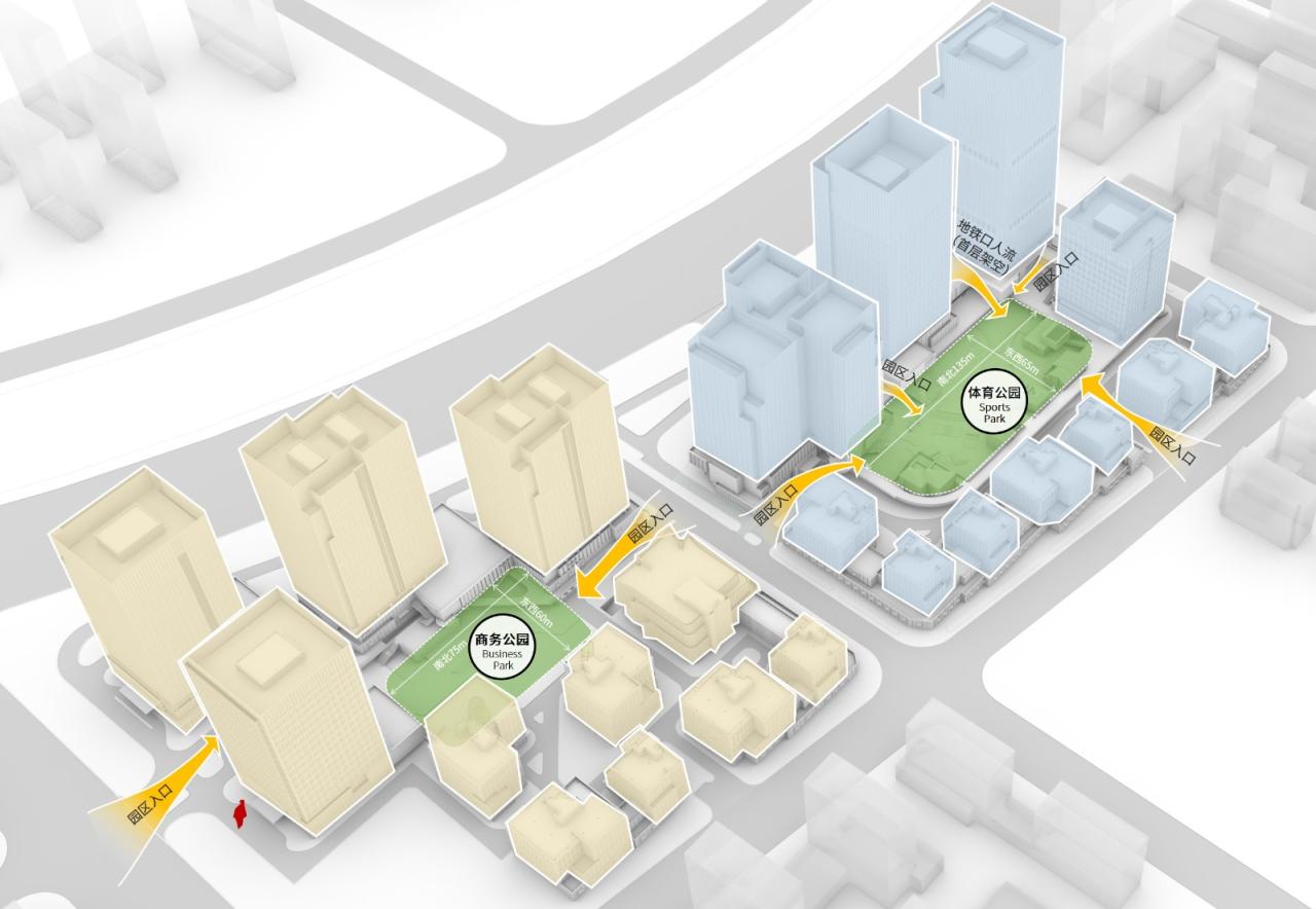 BIM建筑|现代生态复合城市综合体 / UA尤安设计