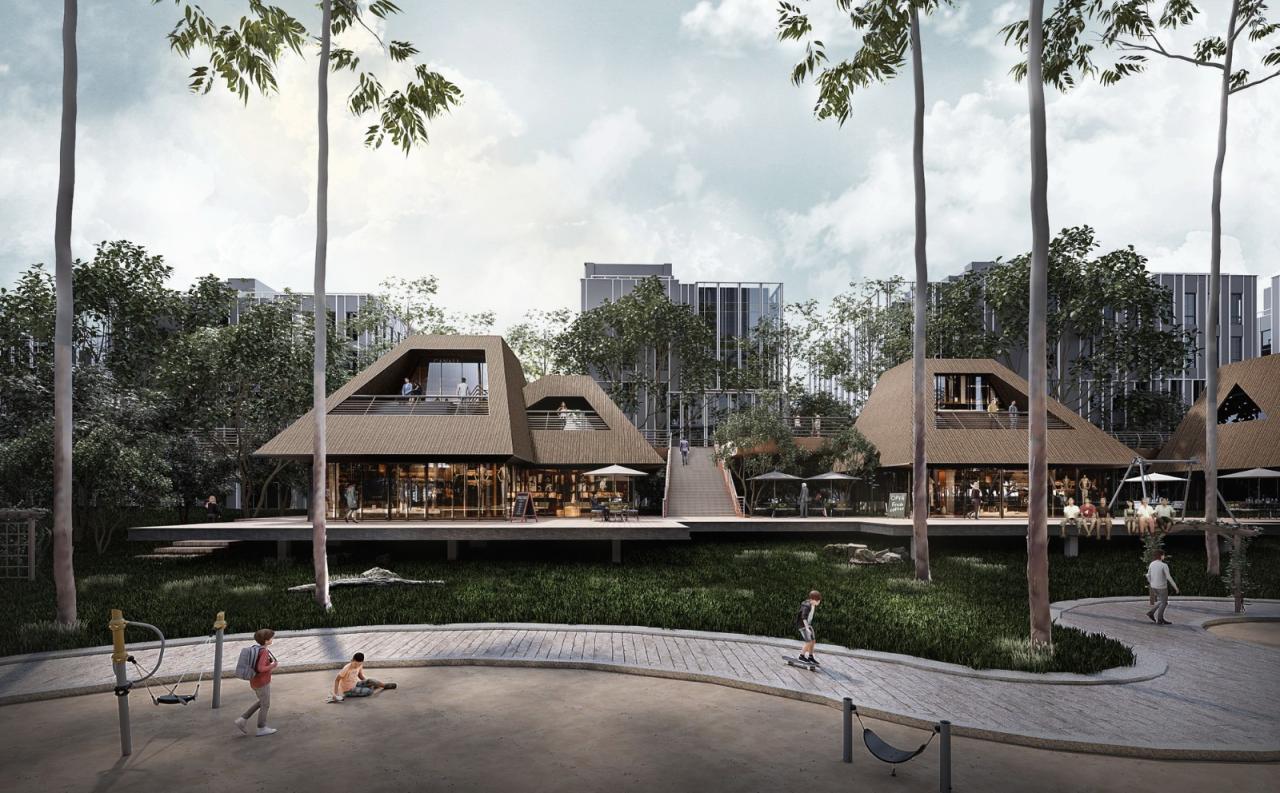 BIM建筑|现代生态复合城市综合体 / UA尤安设计