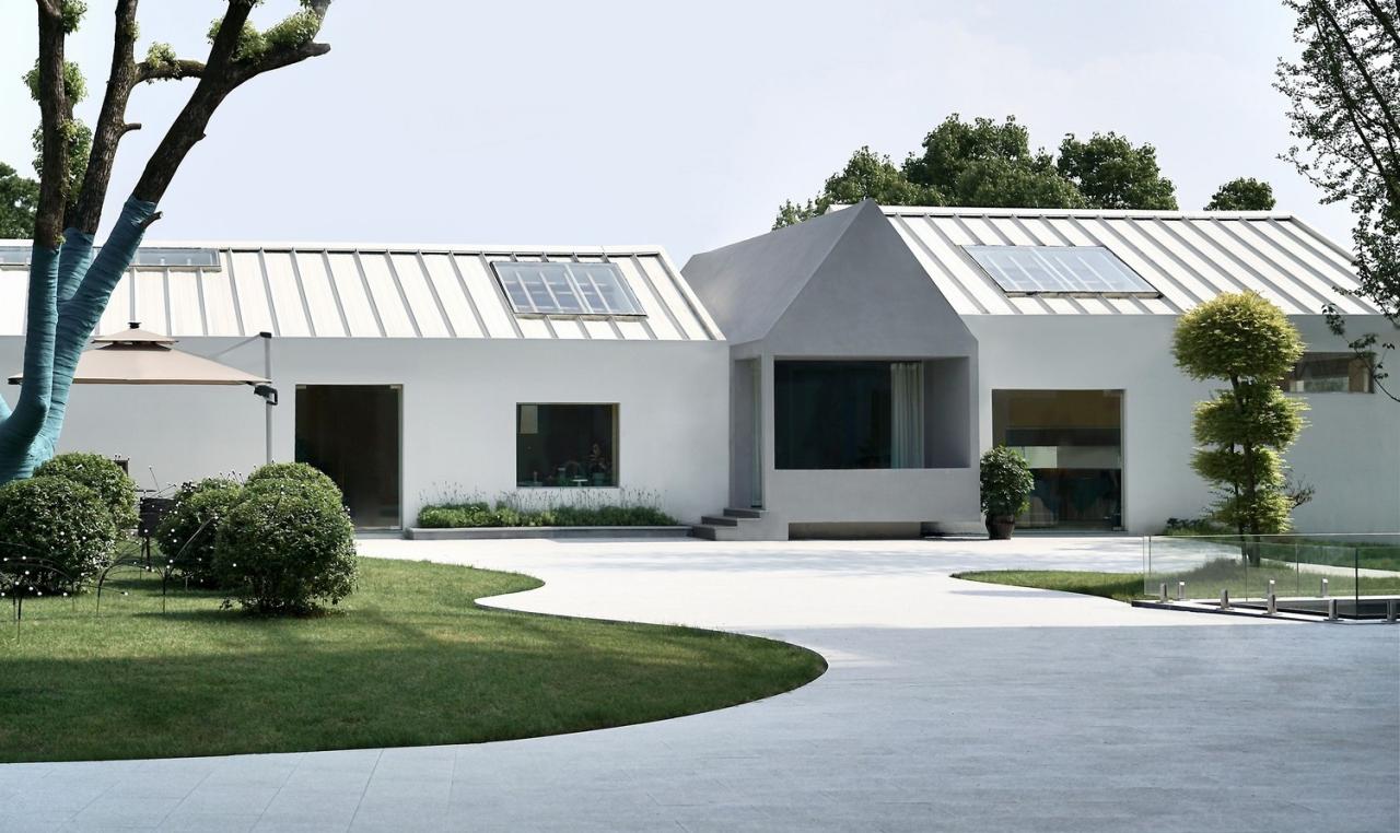 BIM建筑|乡亲们的院子餐厅 / 有点设计