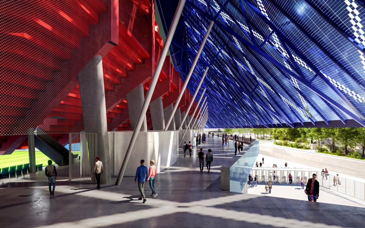 BIM建筑|重塑瑞士巴塞尔足球俱乐部体育场 / 赫尔佐格&德梅隆