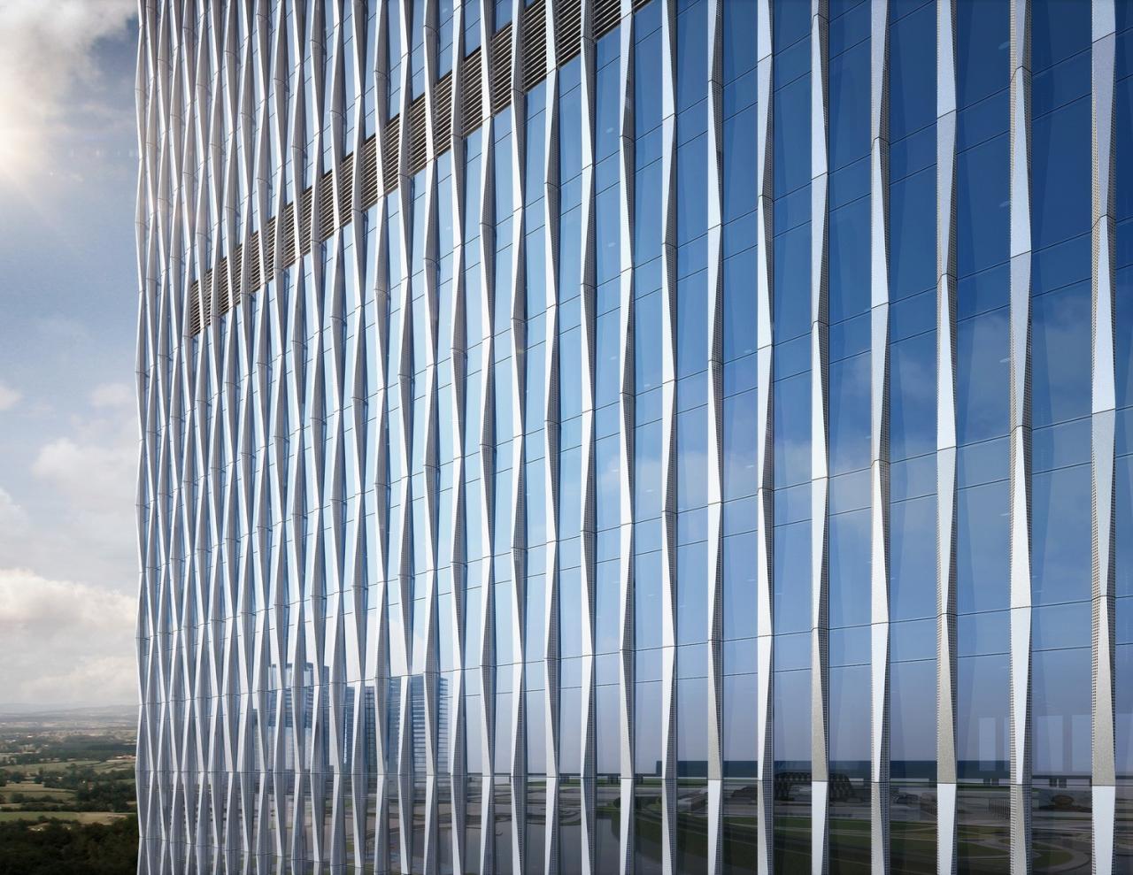 BIM建筑|高铁新城商务新地标·芯光大厦 / 简和建筑