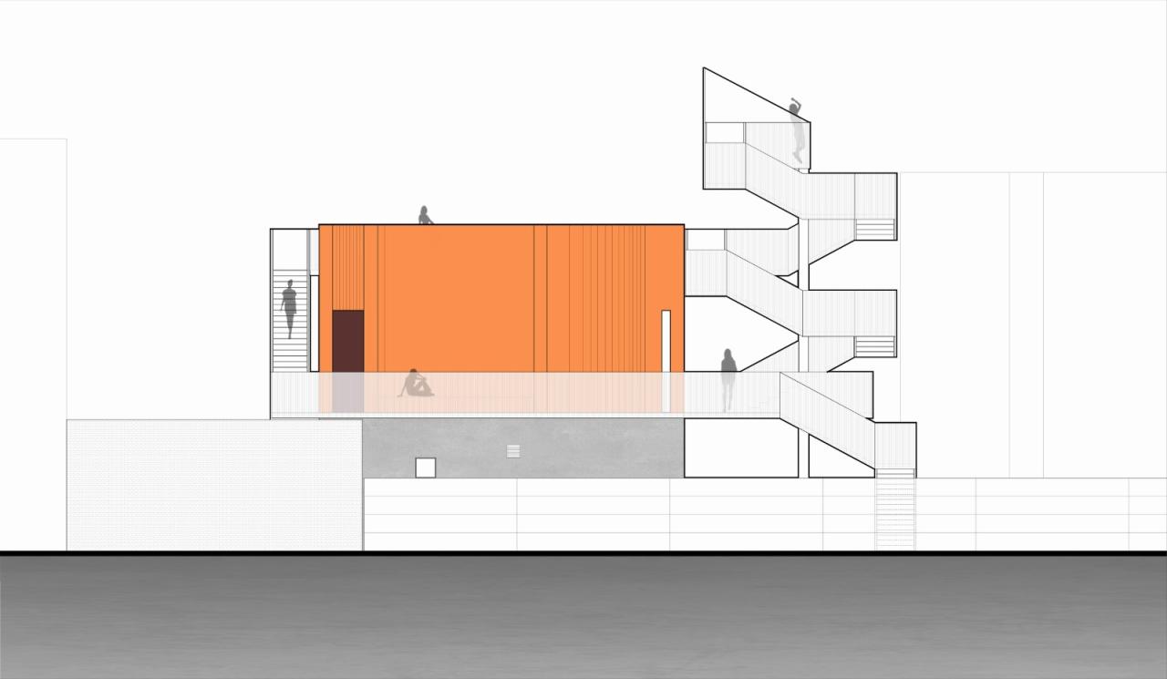BIM建筑|工业遗址世界里的橙色糖果-未来社HOUSE / Wutopia Lab
