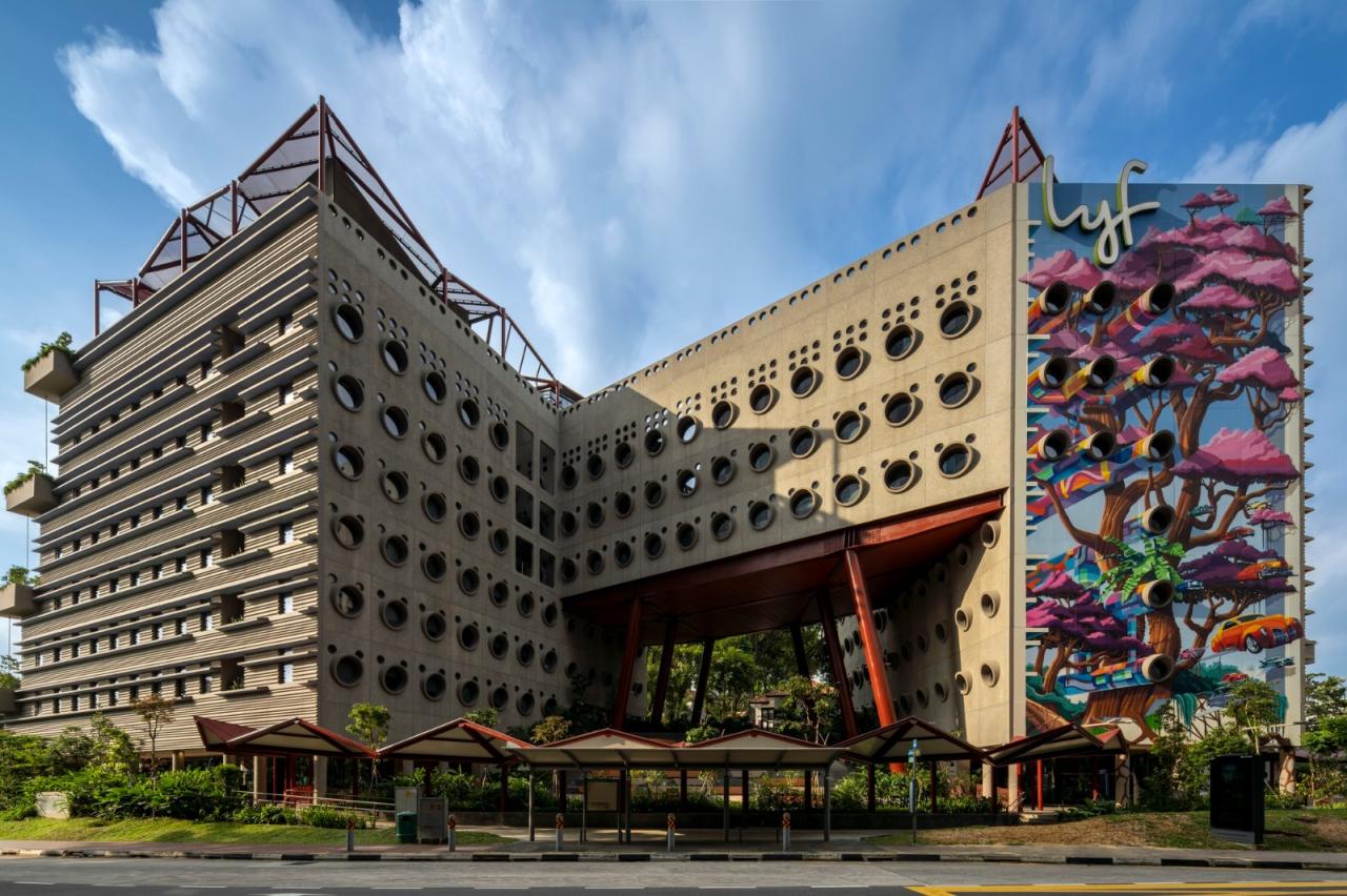 BIM建筑|lyf 纬壹科技城共享公寓 / WOHA