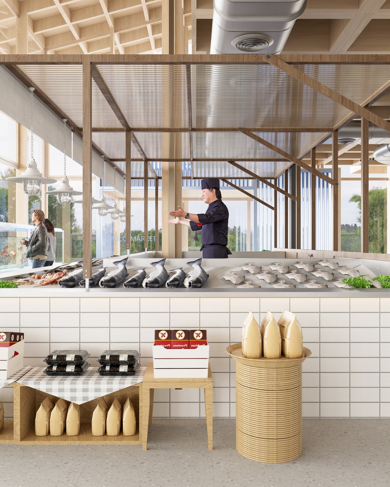 BIM建筑|普罗理想国集市 / a9a建筑设计事务所