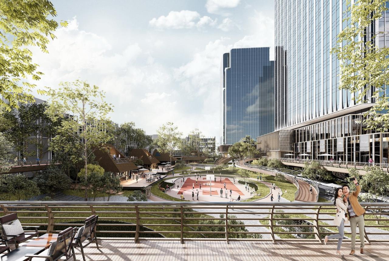 BIM建筑|现代生态复合城市综合体 / UA尤安设计