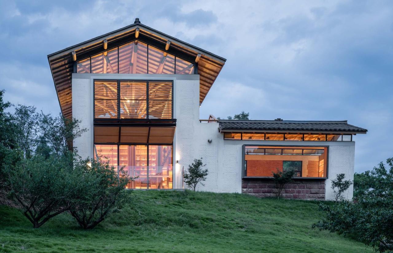 BIM建筑|安石乡村书局 / 锋茂建筑