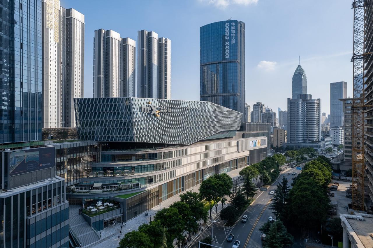 BIM建筑|武汉万象城：“水晶之冠”，光之“万象”/ GD大观国际